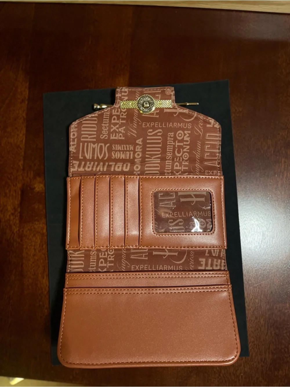 NWOT Harry Potter loungerfly ‘ Elder Wand Collection’ Wallet in Muted Terracota